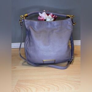 Marc by Marc Jacobs Gray Leather Satchel